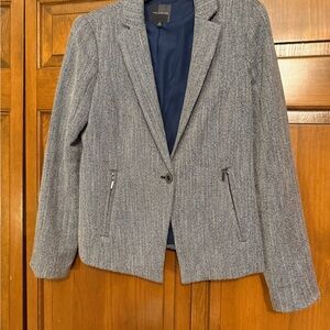 NWOT Navy Tweed Blazer from The Limited
